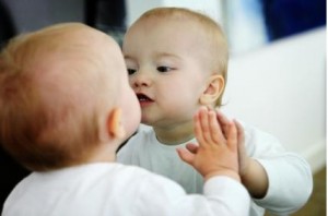 baby spejl